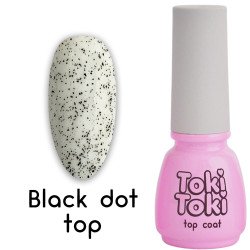 Топ без липкого слоя Toki-Toki Black Dot Top